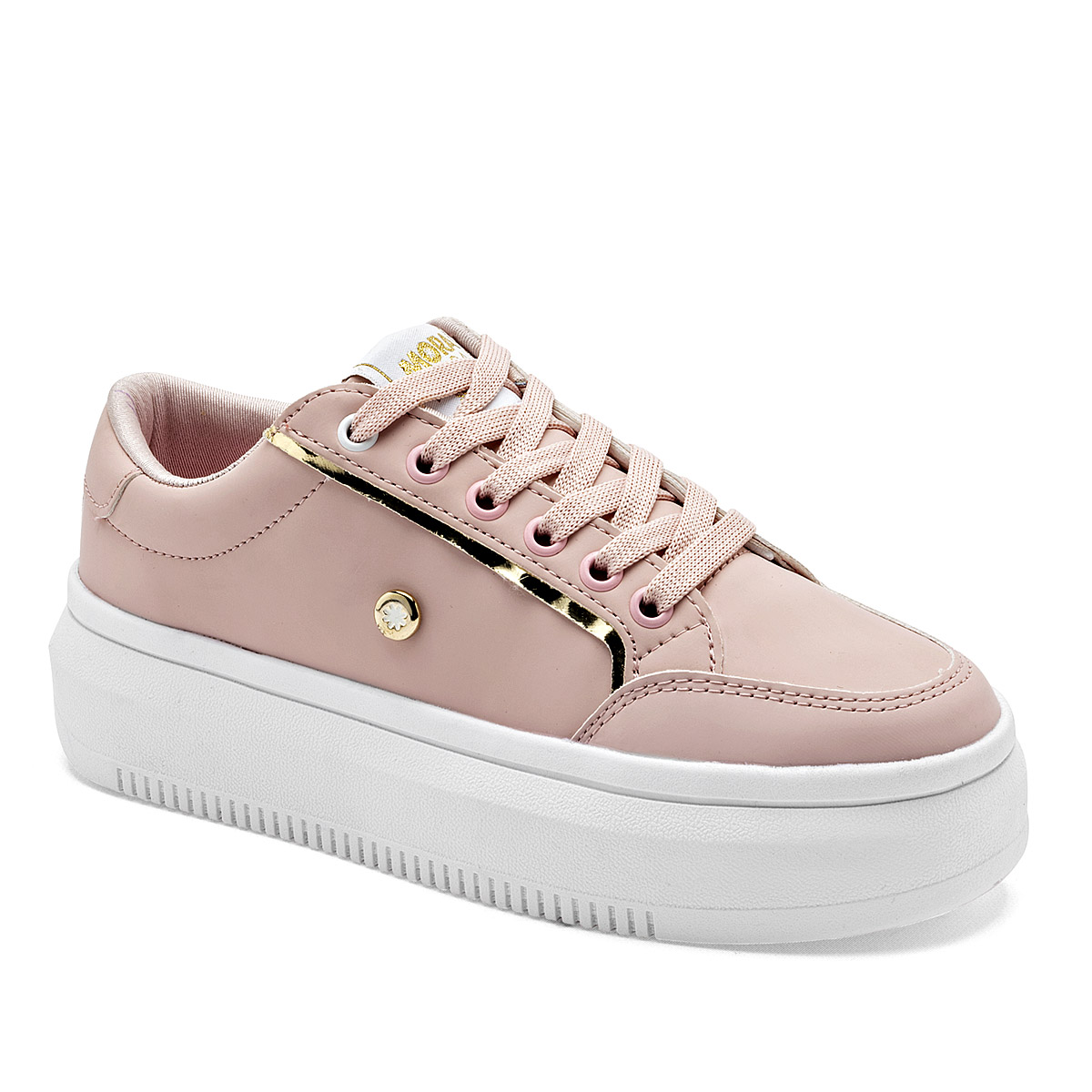Foto 2 pulgar | Moramora Tenis Urbano Para Mujer Rosa