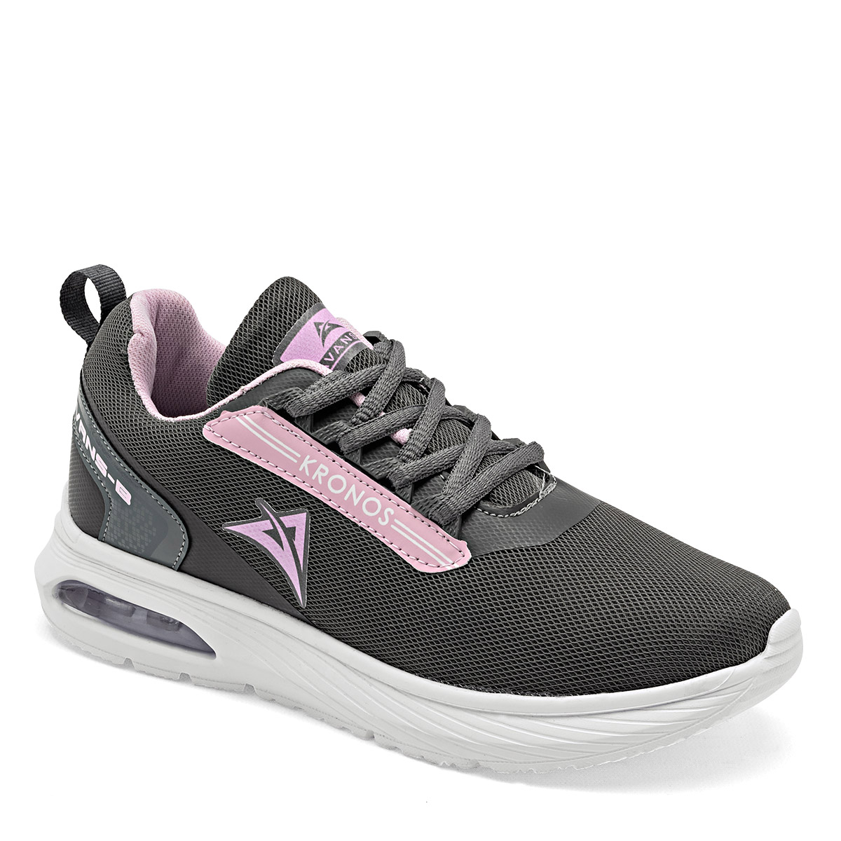 Foto 2 pulgar | Avans-b Tenis Urbano Para Mujer Gris Rosa