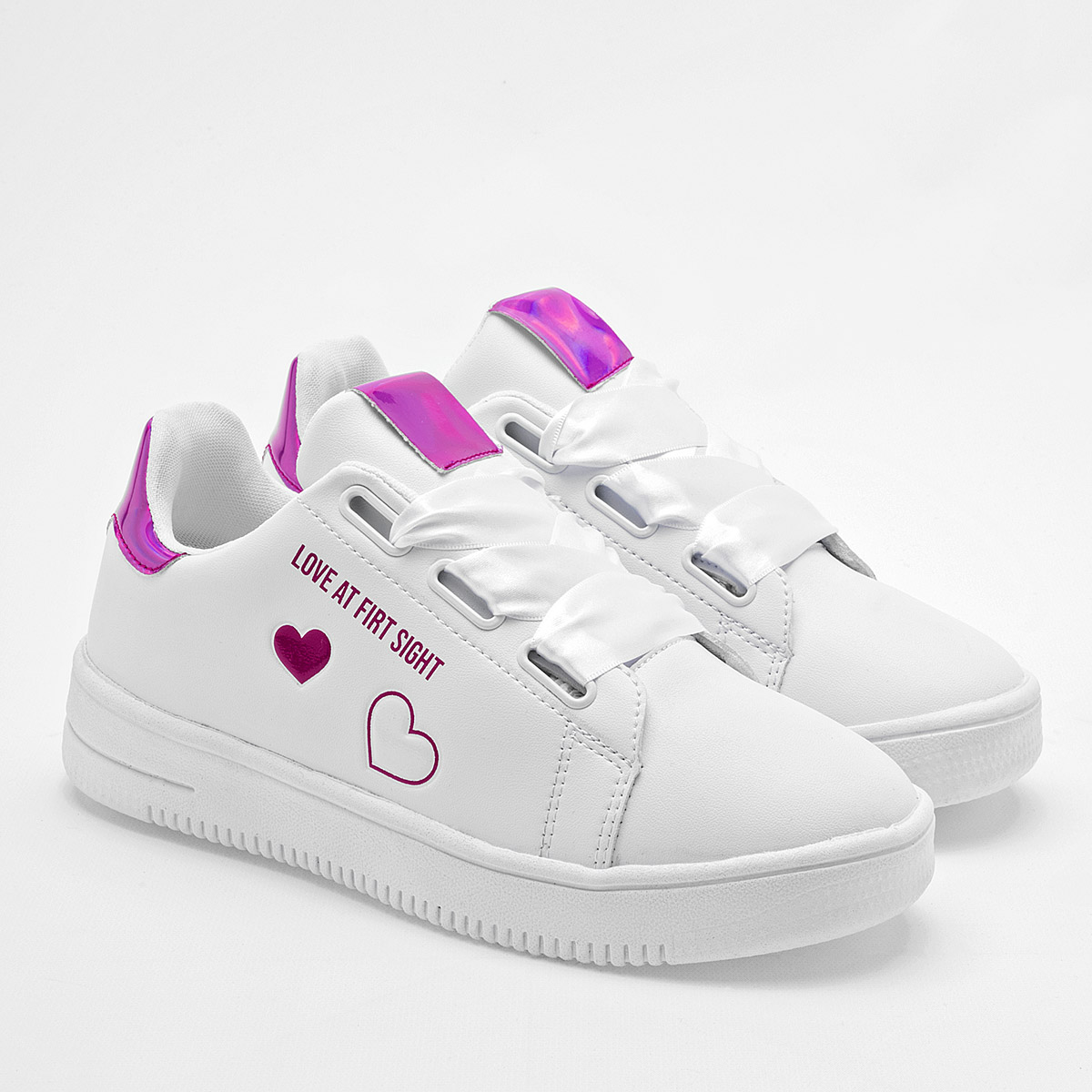Foto 3 pulgar | Tenis Urbanos Moramora Blancos para Mujer