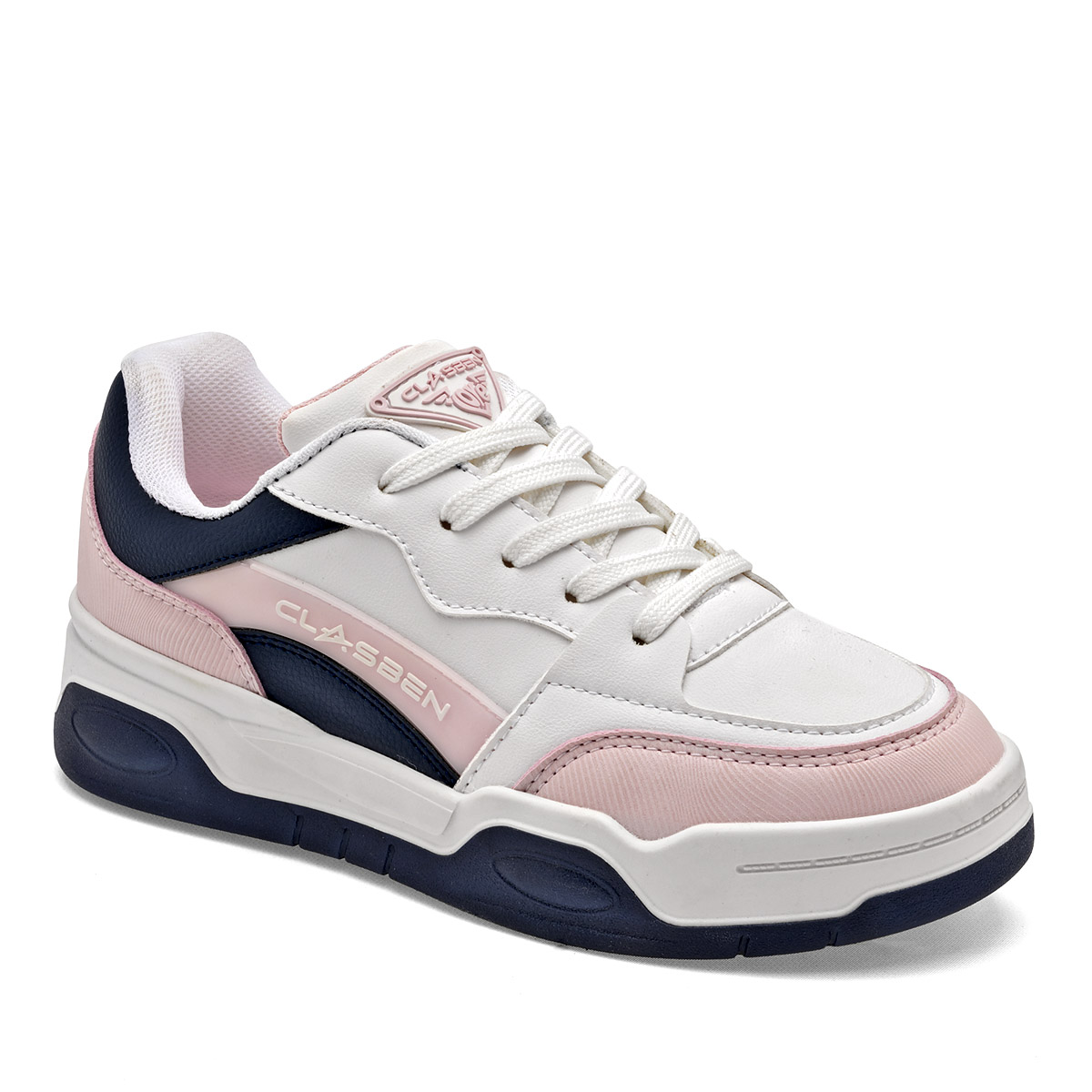 Foto 2 pulgar | Tenis Urbanos Clasben Rosas para Mujer