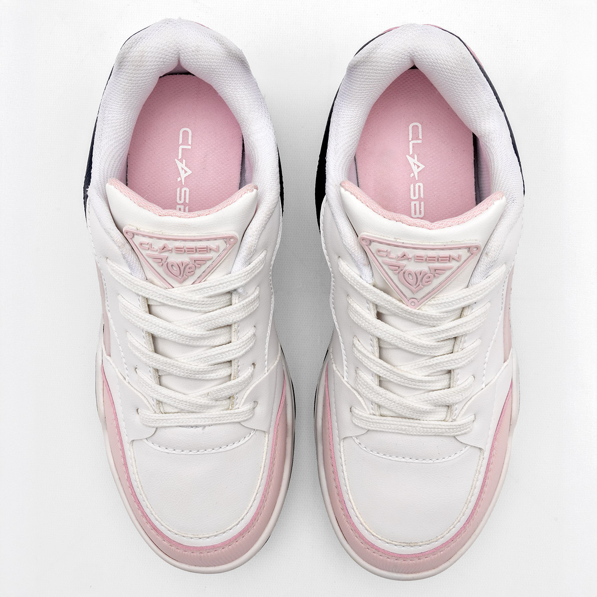 Foto 4 pulgar | Tenis Urbanos Clasben Rosas para Mujer