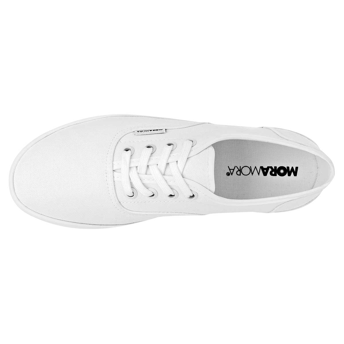 Foto 3 pulgar | Moramora Tenis Urbano Para Mujer Blanco