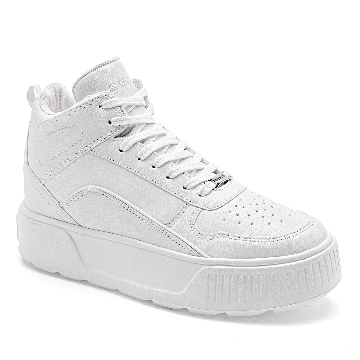 Foto 2 pulgar | Tenis Urbanos Moramora Blancos para Mujer