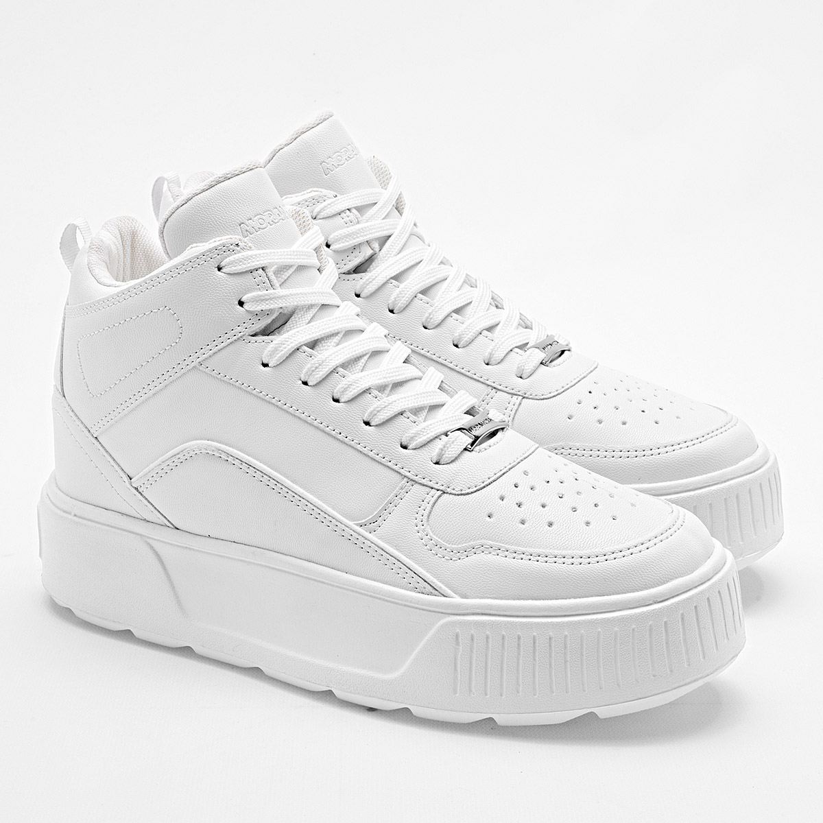 Foto 3 pulgar | Tenis Urbanos Moramora Blancos para Mujer