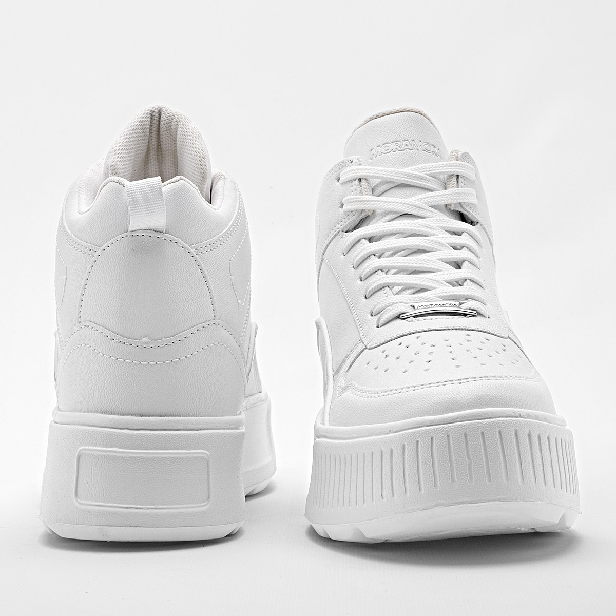 Foto 4 pulgar | Tenis Urbanos Moramora Blancos para Mujer