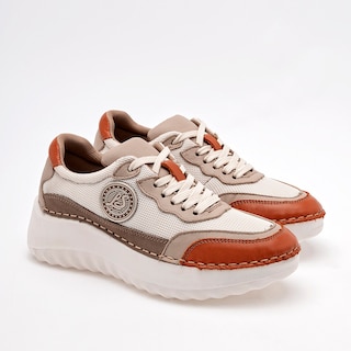 Foto 2 | Tenis Urbanos Lobo Solo Beige para Mujer