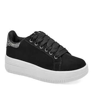 Foto 1 | Tenis Urbanos Moramora Negros para Mujer