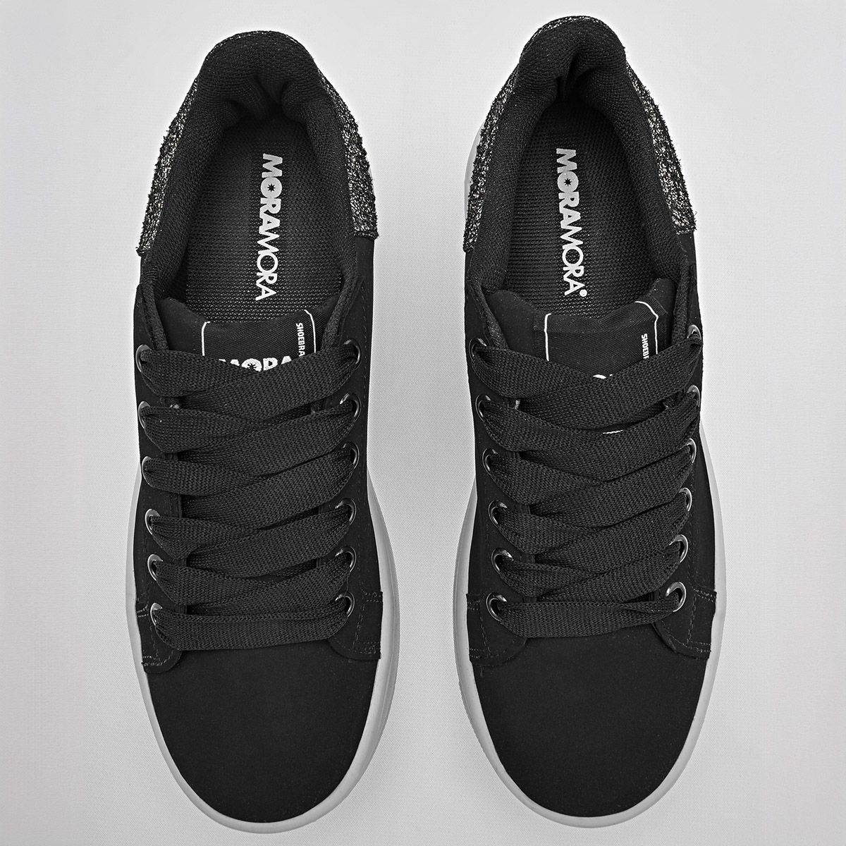 Foto 4 pulgar | Tenis Urbanos Moramora Negros para Mujer