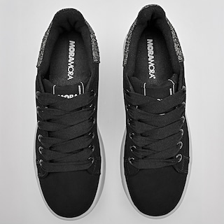 Foto 3 | Tenis Urbanos Moramora Negros para Mujer
