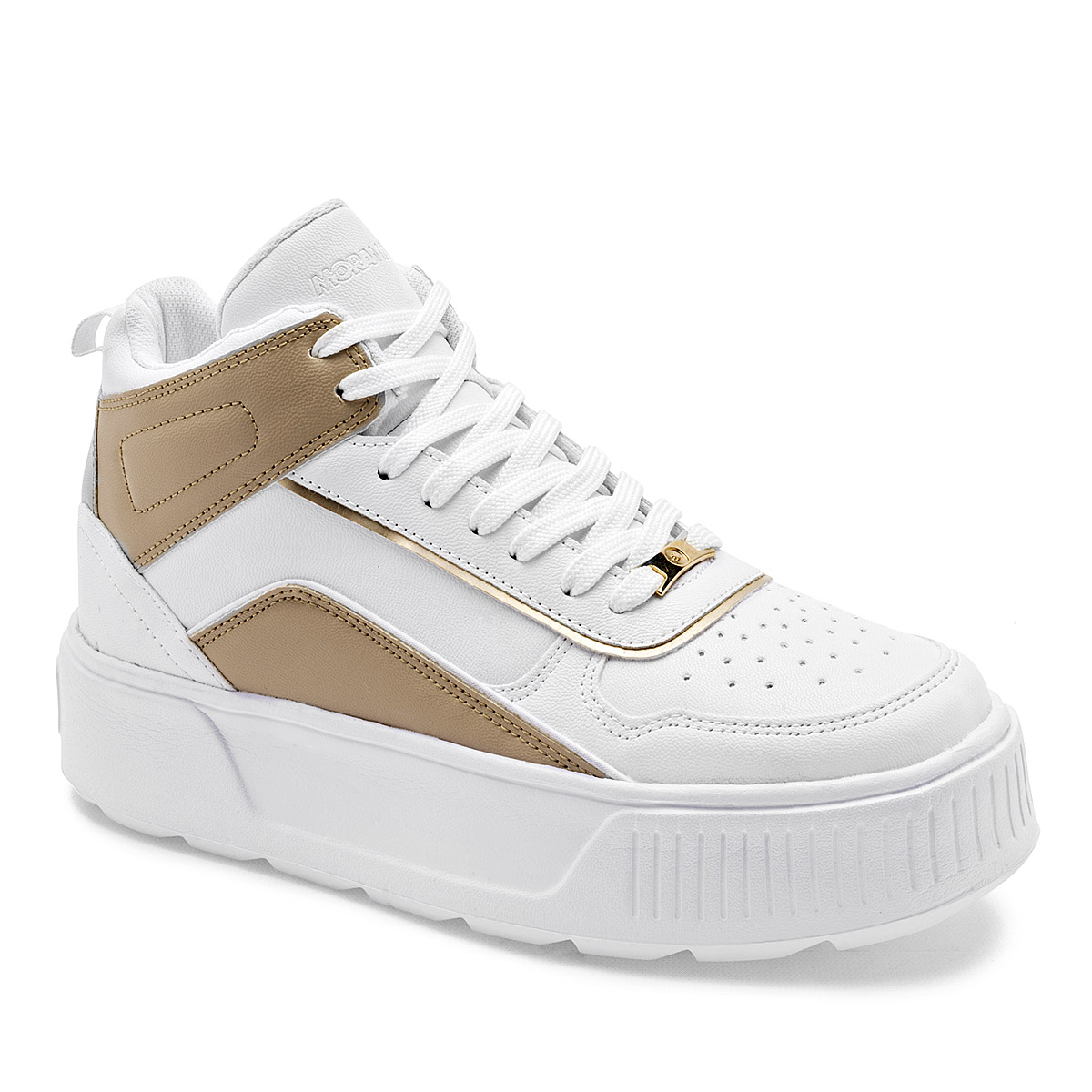 Foto 2 pulgar | Tenis Urbanos Moramora Blancos para Mujer