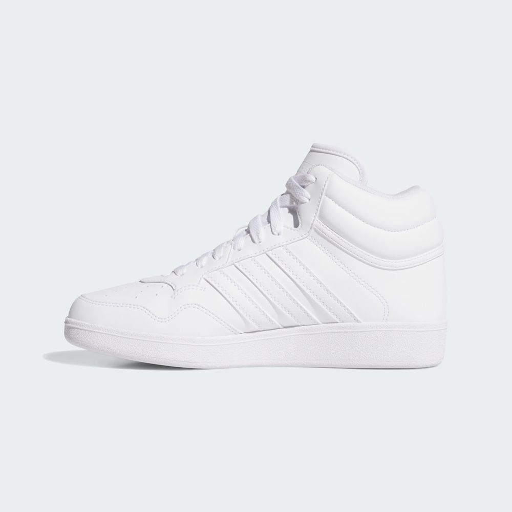 Foto 4 pulgar | Hoops 4.0 Mid W Adidas Blanco Mujer