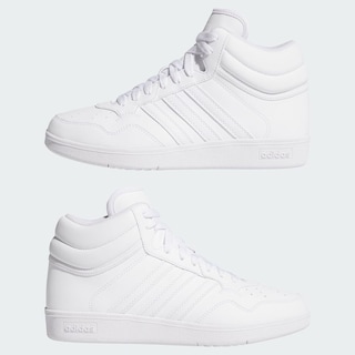 Foto 8 | Hoops 4.0 Mid W Adidas Blanco Mujer