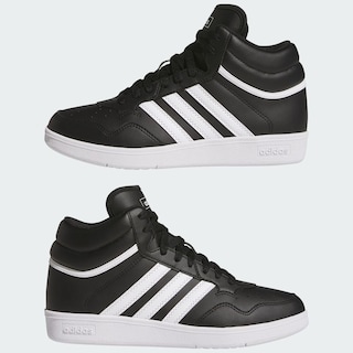 Foto 8 | Tenis Hoops 4.0 Mid W Adidas Negros para Mujer