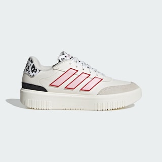 Foto 2 | Tenis Courtblock Bold Adidas Blancos para Mujer
