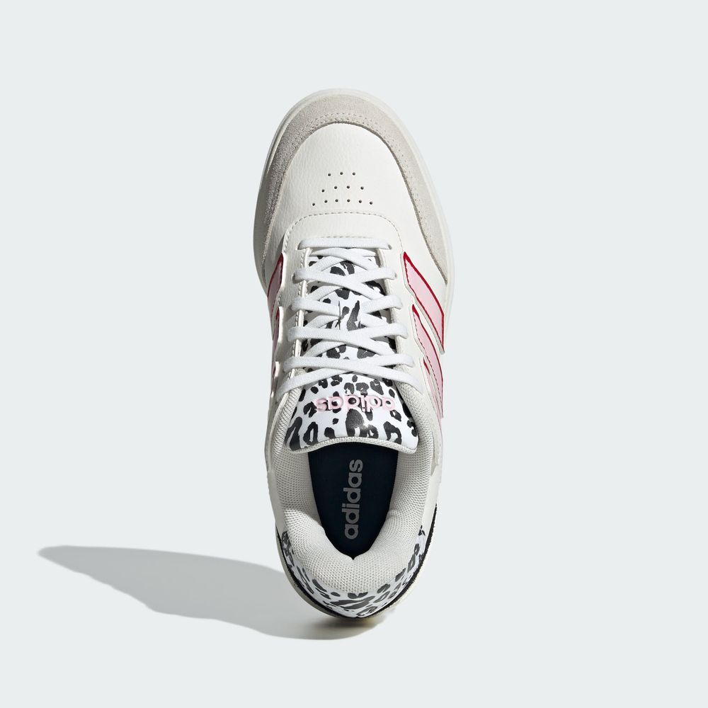 Foto 5 pulgar | Tenis Courtblock Bold Adidas Blancos para Mujer