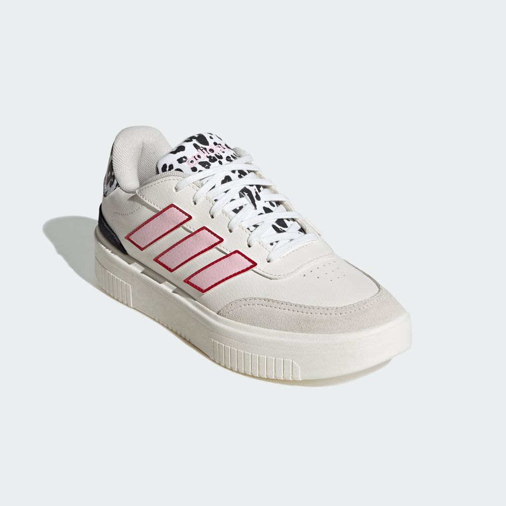 Foto 7 pulgar | Tenis Courtblock Bold Adidas Blancos para Mujer