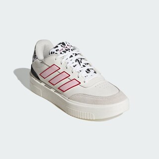 Foto 6 | Tenis Courtblock Bold Adidas Blancos para Mujer