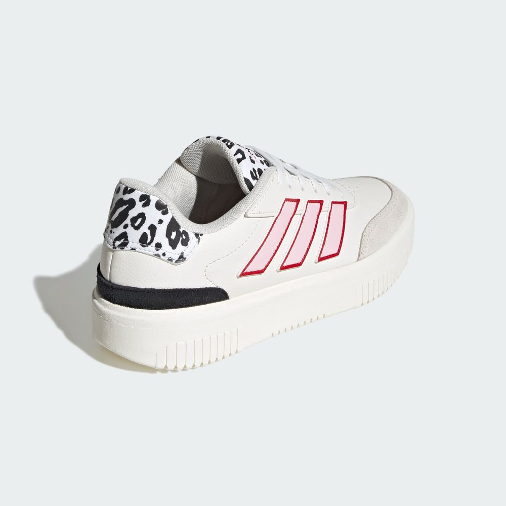 Foto 8 pulgar | Tenis Courtblock Bold Adidas Blancos para Mujer