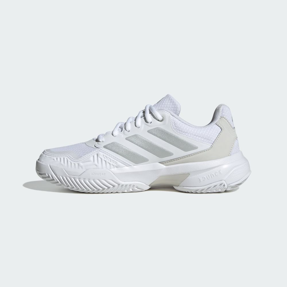 Foto 4 pulgar | Tenis Adidas Courtjam Control 3 Blanco para Mujer