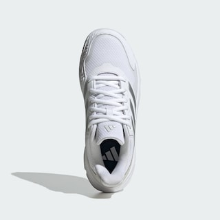Foto 4 | Tenis Adidas Courtjam Control 3 Blanco para Mujer