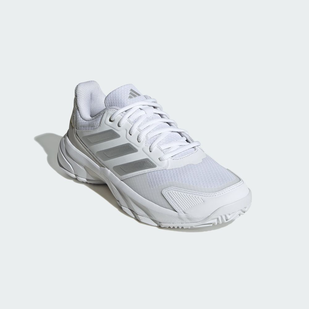 Foto 6 | Tenis Adidas Courtjam Control 3 Blanco para Mujer