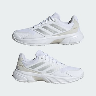 Foto 8 | Tenis Adidas Courtjam Control 3 Blanco para Mujer