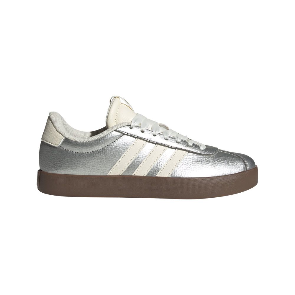 Foto 2 pulgar | Tenis Vl Court 3.0 Adidas Plata Mujer