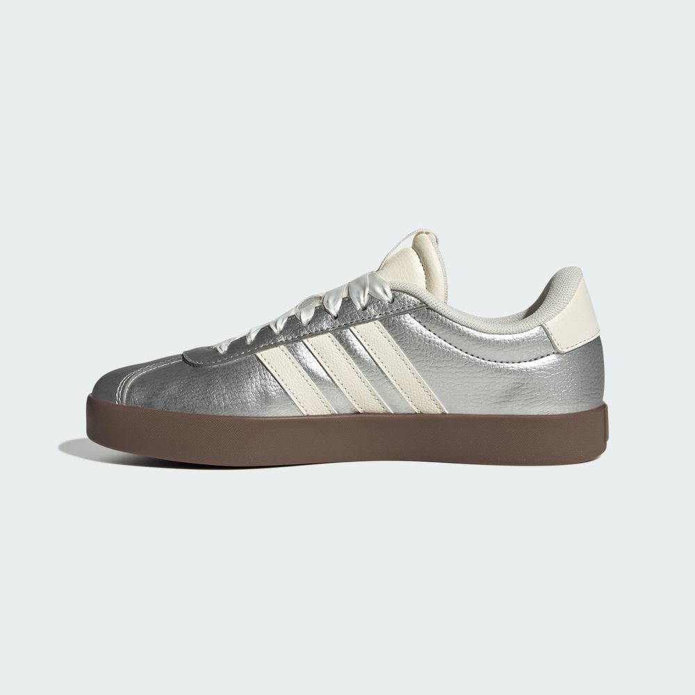 Foto 4 pulgar | Tenis Vl Court 3.0 Adidas Plata Mujer