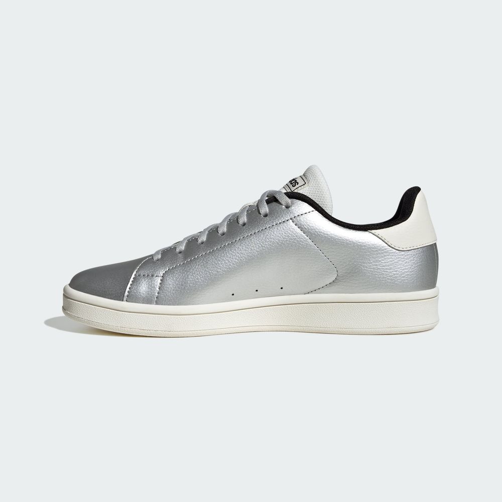 Foto 3 | Tenis Urban Court Adidas Plata Mujer