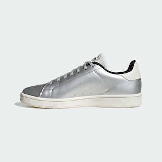 Foto 3 | Tenis Urban Court Adidas Plata Mujer
