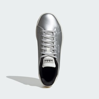 Foto 4 | Tenis Urban Court Adidas Plata Mujer