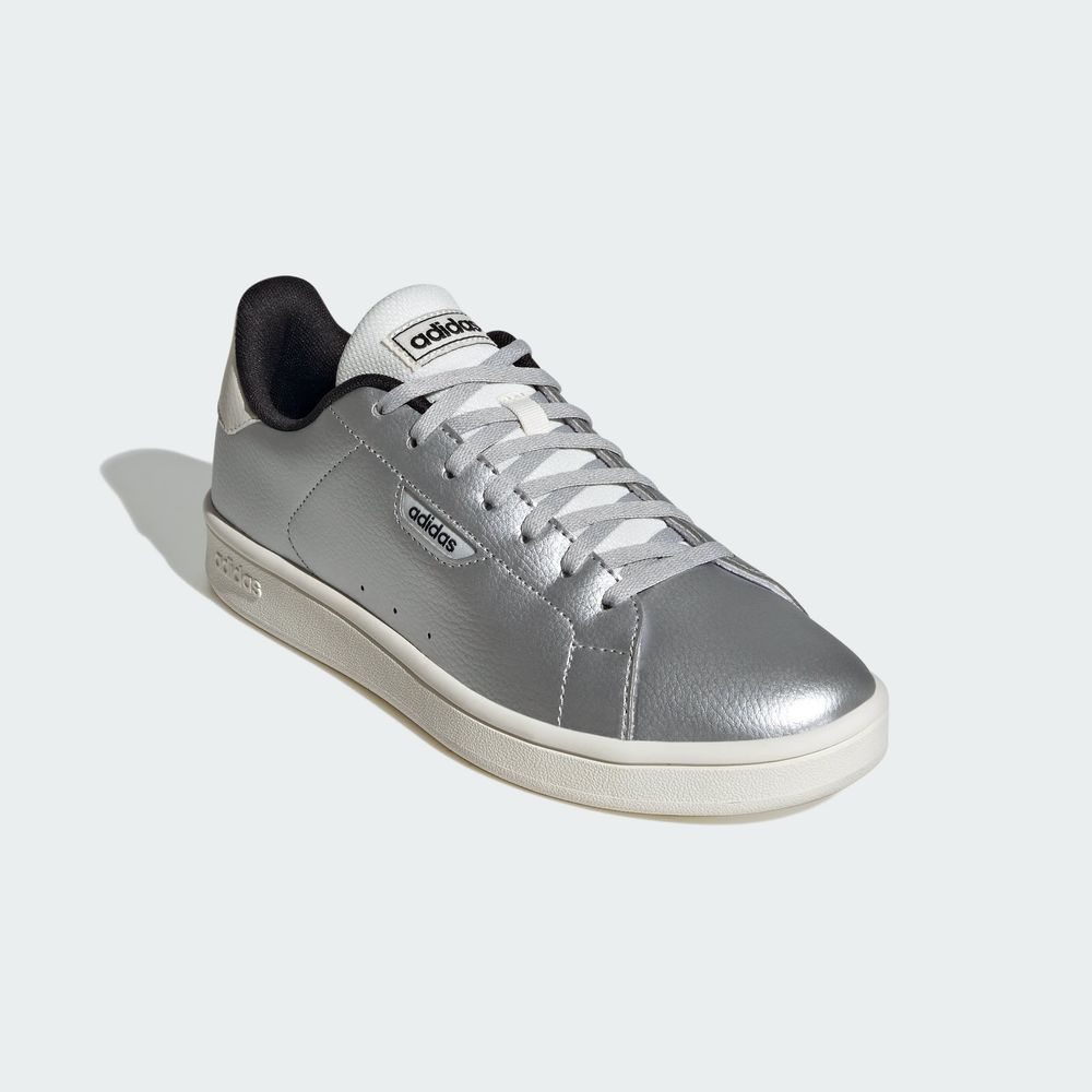 Foto 6 | Tenis Urban Court Adidas Plata Mujer