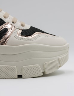 Foto 5 | Tenis Rbcollection Girly En Piel Vegana Beige
