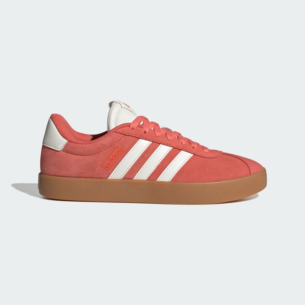 Foto 2 | Tenis Adidas VL Court 3.0 Adidas Rojo para Mujer