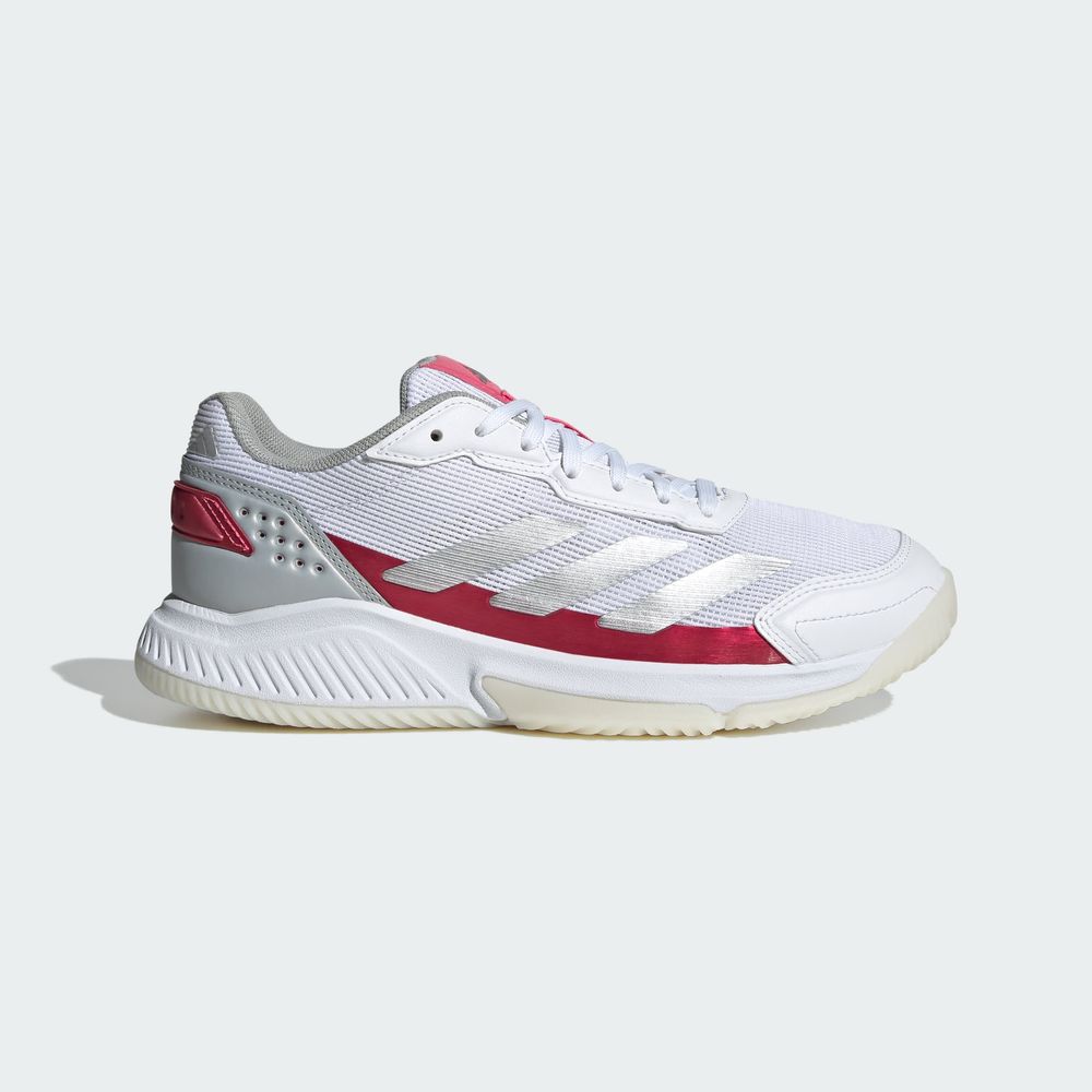 Foto 2 | Tenis Courtquick Padel W Adidas Blancos para Mujer