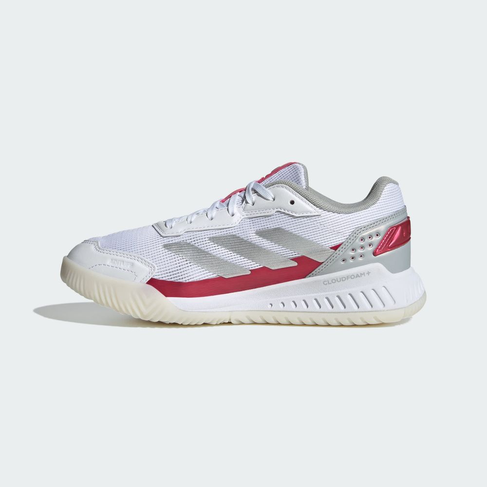 Foto 3 | Tenis Courtquick Padel W Adidas Blancos para Mujer