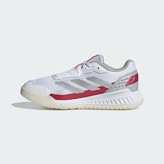 Foto 3 | Tenis Courtquick Padel W Adidas Blancos para Mujer