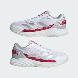 Foto 8 | Tenis Courtquick Padel W Adidas Blancos para Mujer