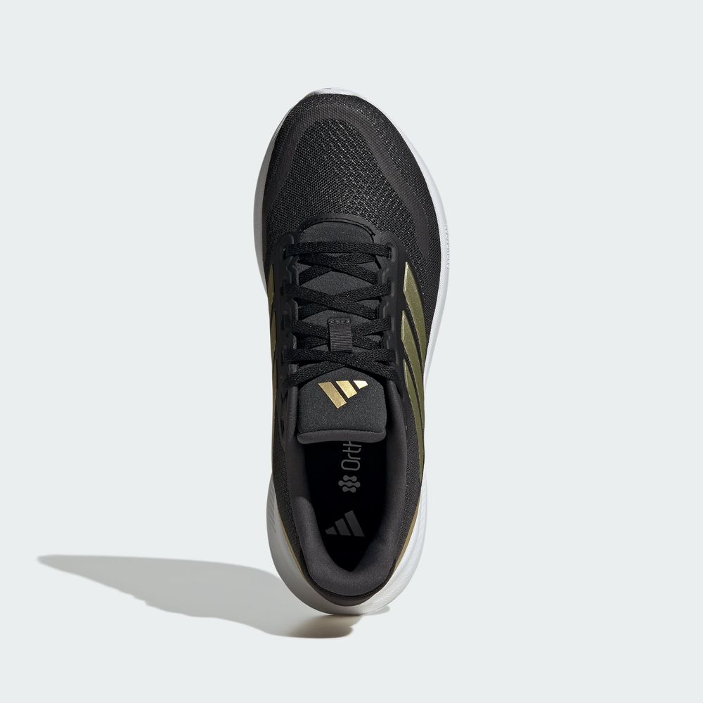 Foto 4 | Tenis De Running Runfalcon 5 Adidas Negro Mujer