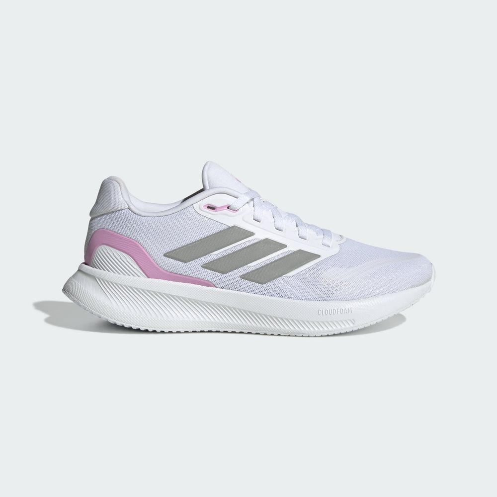 Foto 3 pulgar | Tenis De Running Runfalcon 5 Adidas Blanco Mujer