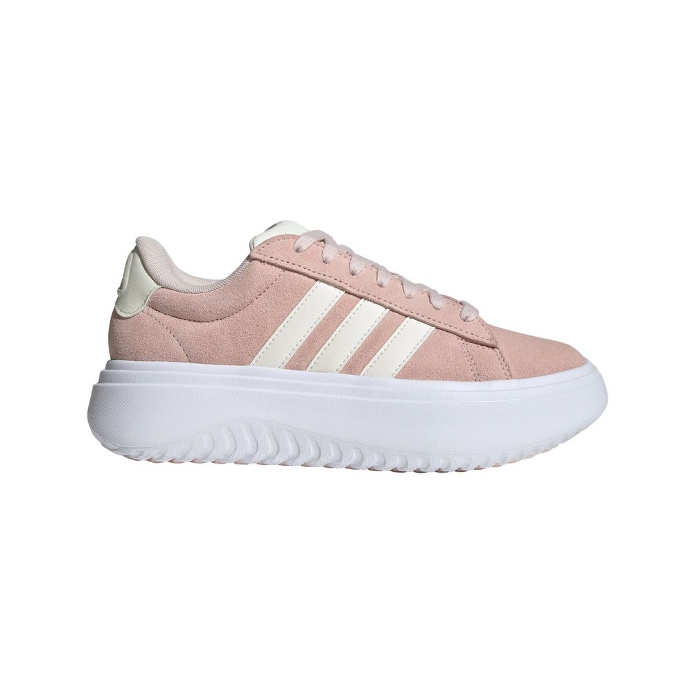 Foto 1 | Tenis Adidas Grand Court Platforma Adidas Rosa Mujer
