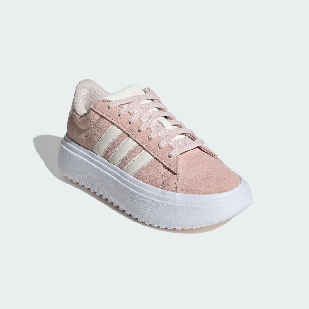 Foto 7 pulgar | Tenis Adidas Grand Court Platforma Adidas Rosa Mujer