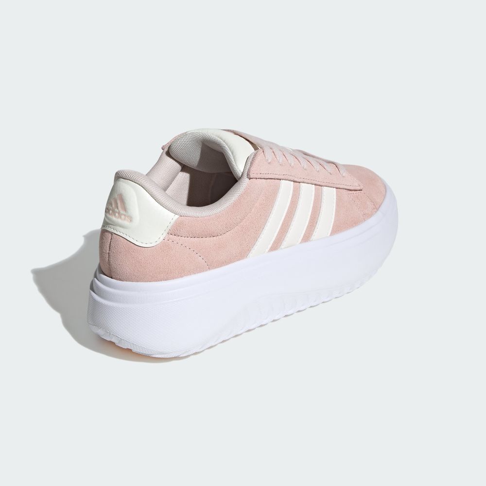 Foto 8 pulgar | Tenis Adidas Grand Court Platforma Adidas Rosa Mujer