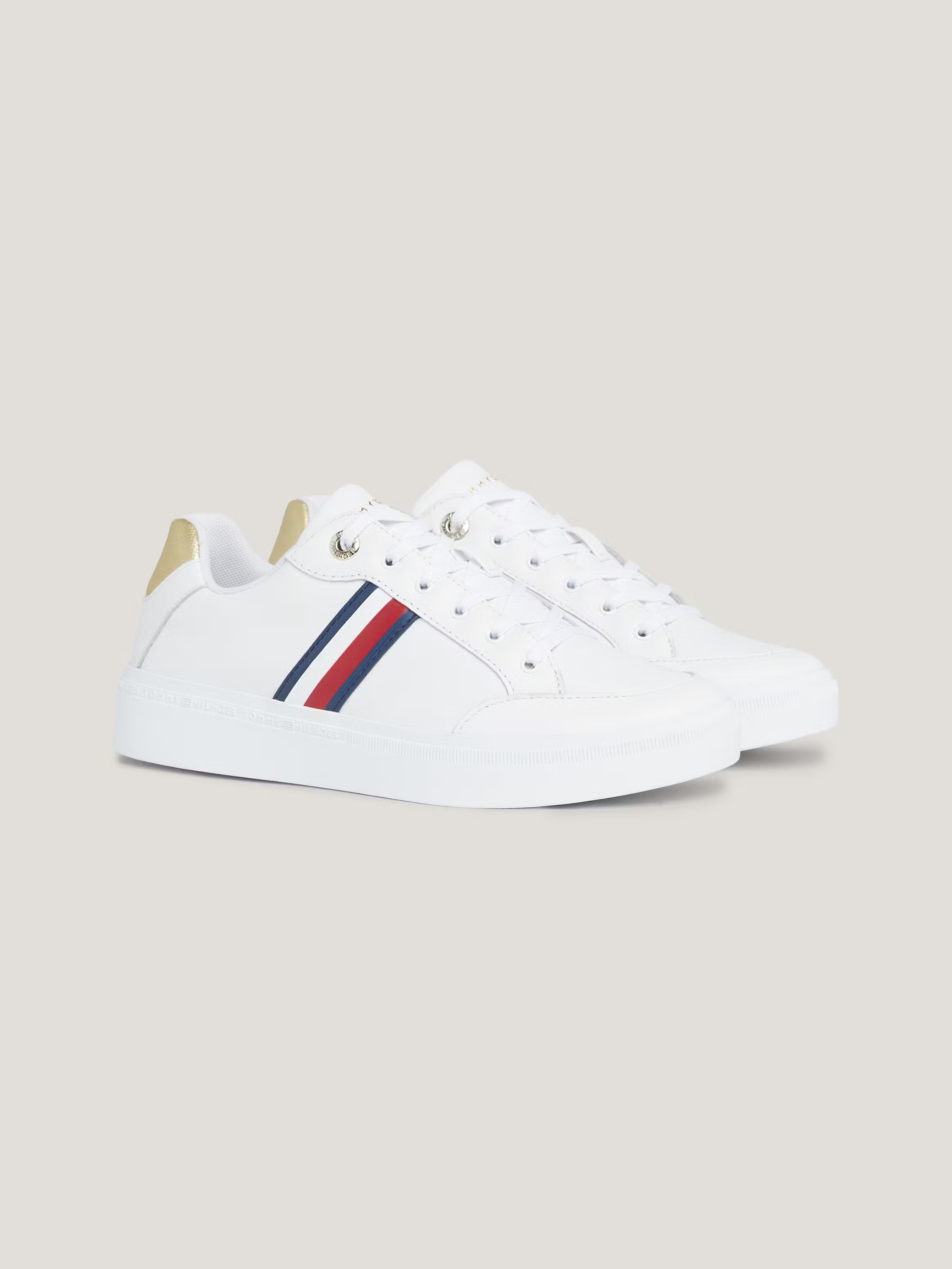 Foto 3 pulgar | Tenis Tommy Hilfiger Lia Casual Blancos para Mujer