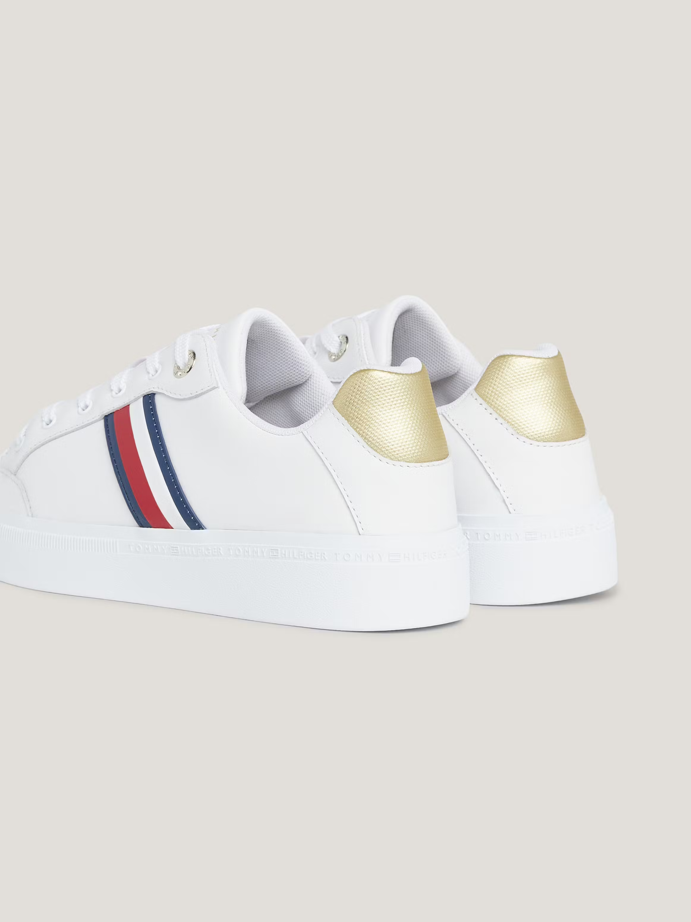 Foto 4 pulgar | Tenis Tommy Hilfiger Lia Casual Blancos para Mujer