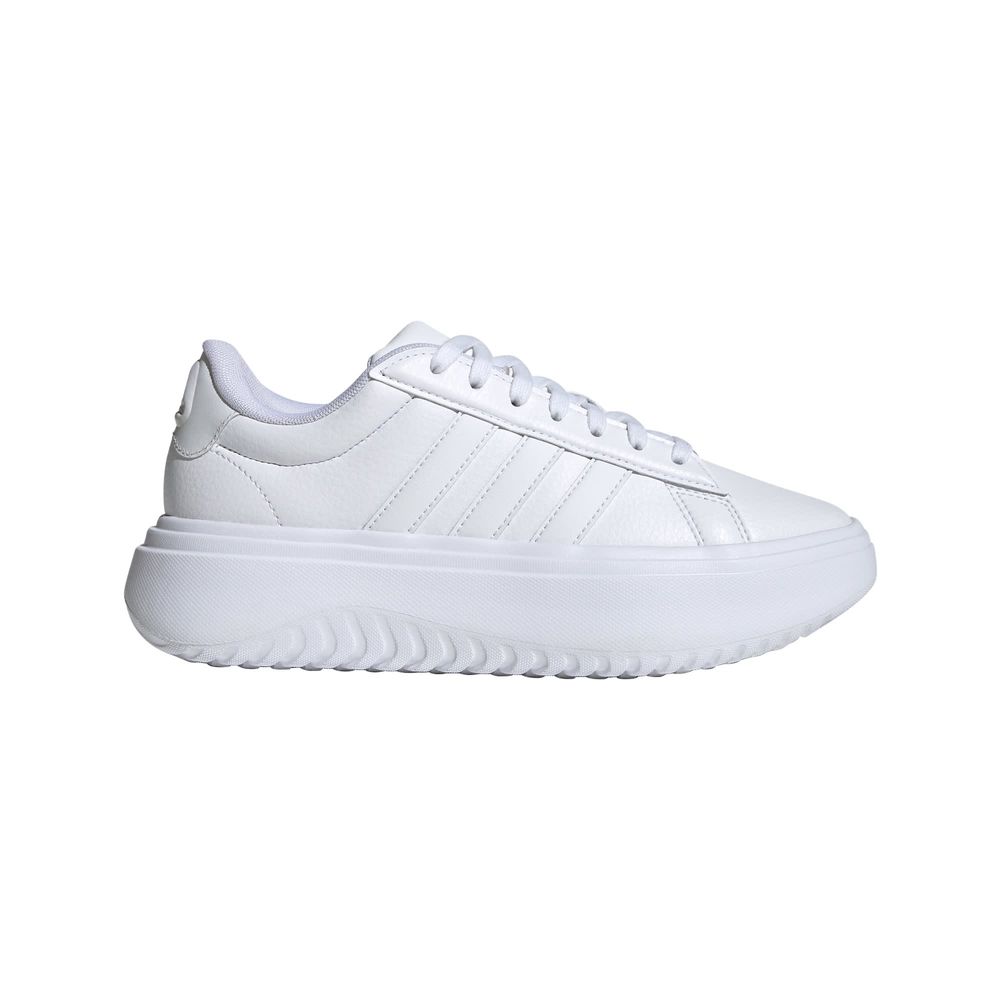 Foto 2 pulgar | Tenis Adidas Grand Court Platforma Adidas Blancos para Mujer