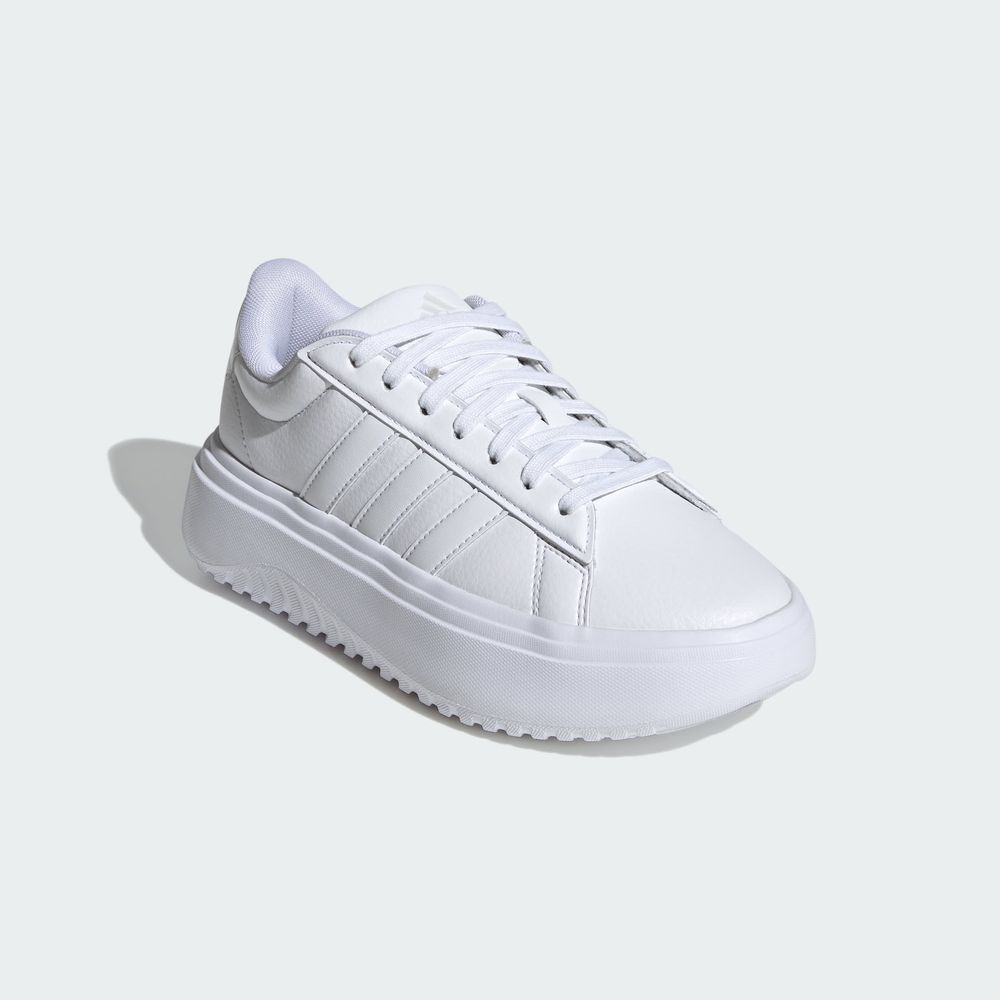 Foto 7 pulgar | Tenis Adidas Grand Court Platforma Adidas Blancos para Mujer