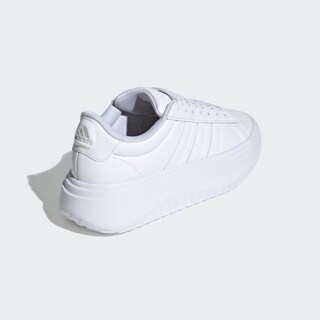 Foto 7 | Tenis Adidas Grand Court Platforma Adidas Blancos para Mujer