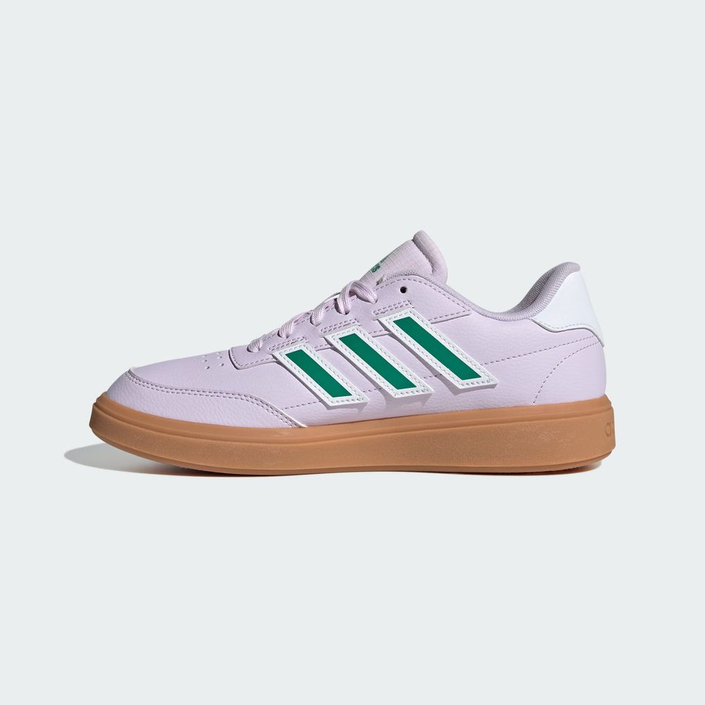 Foto 4 pulgar | Tenis Courtblock Adidas Violeta para Mujer