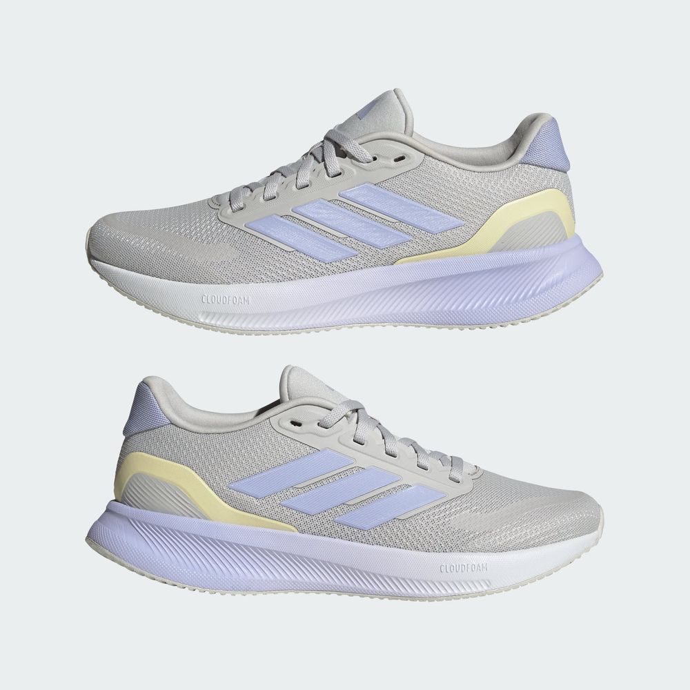 Foto 9 pulgar | Tenis De Running Runfalcon 5 Adidas Gris Mujer
